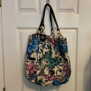 🦋 RARE Coach limited edition Carly butterfly tote shoulder bag HTF